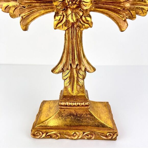 Vintage 11" Standing Cross Table Top Religious Christian Crucifix - Picture 3 of 10